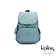 Kipling 冰霜綠拉鍊掀蓋後背包-CITY PACK product thumbnail 1