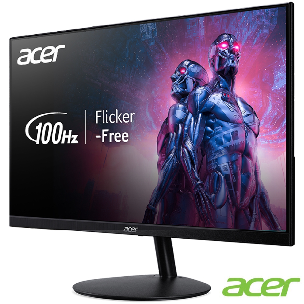 Acer 宏碁 SB242Y E 24型IPS電腦螢幕AMD FreeSync｜100hz抗閃