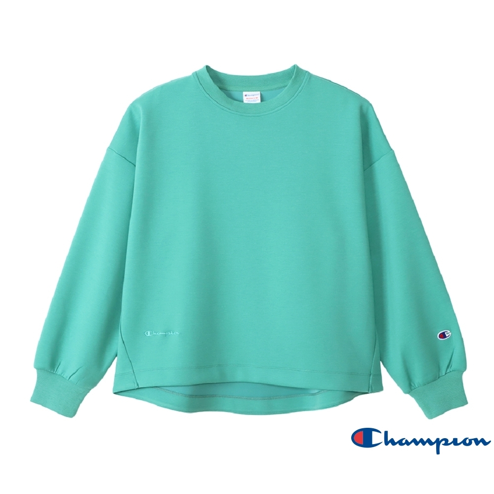 Champion Women's短版長袖Tee(綠色）