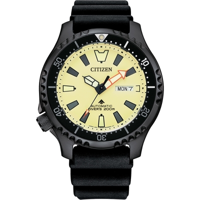 Citizen星辰 Promaster鋼鐵河豚EX Plus 亞洲限量潛水機械錶(NY0138-14X)-44mm
