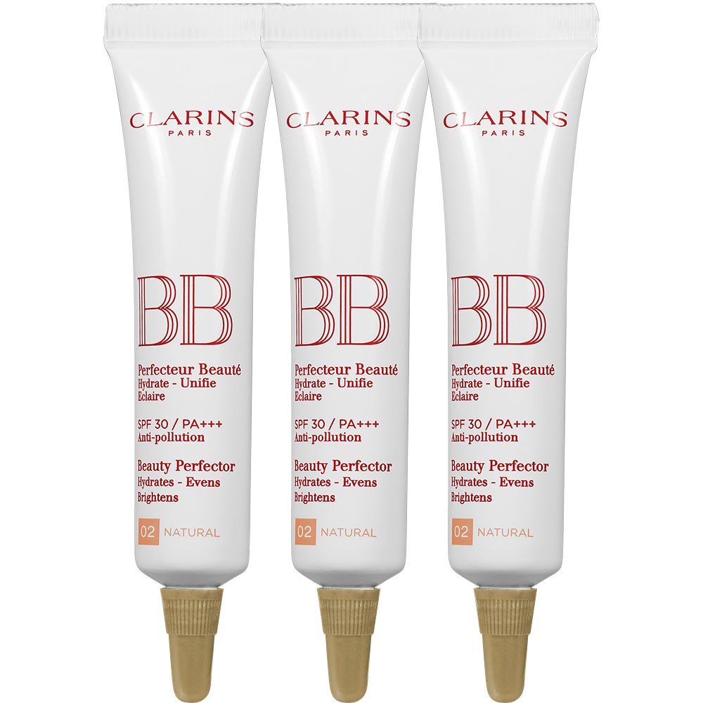 CLARINS 克蘭詩 輕呼吸全效UV BB霜SPF30/PA+++(#02)10ml*3