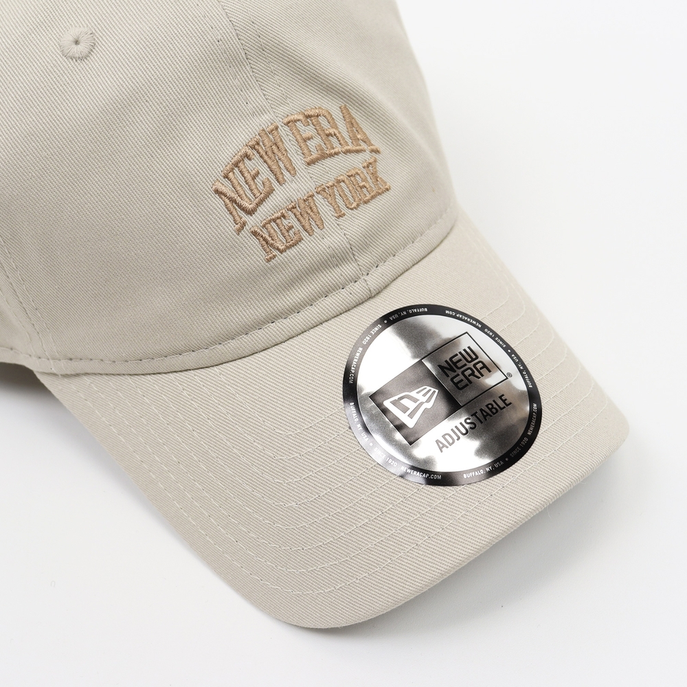 New Era 棒球帽9FORTY UNST College 紐約男女款奶茶卡其老帽帽子 
