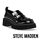 STEVE MADDEN-MARLEIGH 皮革流蘇厚底樂福鞋-黑色 product thumbnail 1