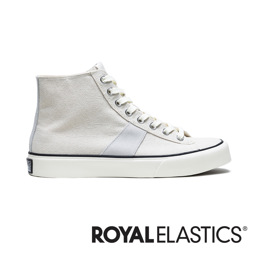 ROYAL ELASTICS ZONE HI 米白帆布鞋 (女) 90921-330