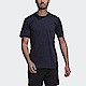 Adidas M D4t Hr Tee [HC4228] 男 短袖 上衣 T恤 運動 訓練 健身 涼感 反光 愛迪達 黑 product thumbnail 1