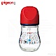 【任選】設計款＊日本《Pigeon 貝親》設計款寬口母乳實感玻璃奶瓶160ml(刺蝟/紅) product thumbnail 1