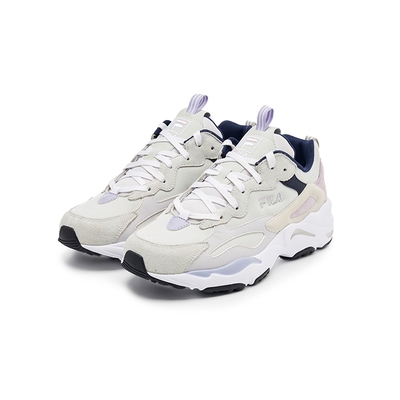 FILA RAY TRACER 中性復古運動老爹鞋-灰/紫 4-C127Y-078