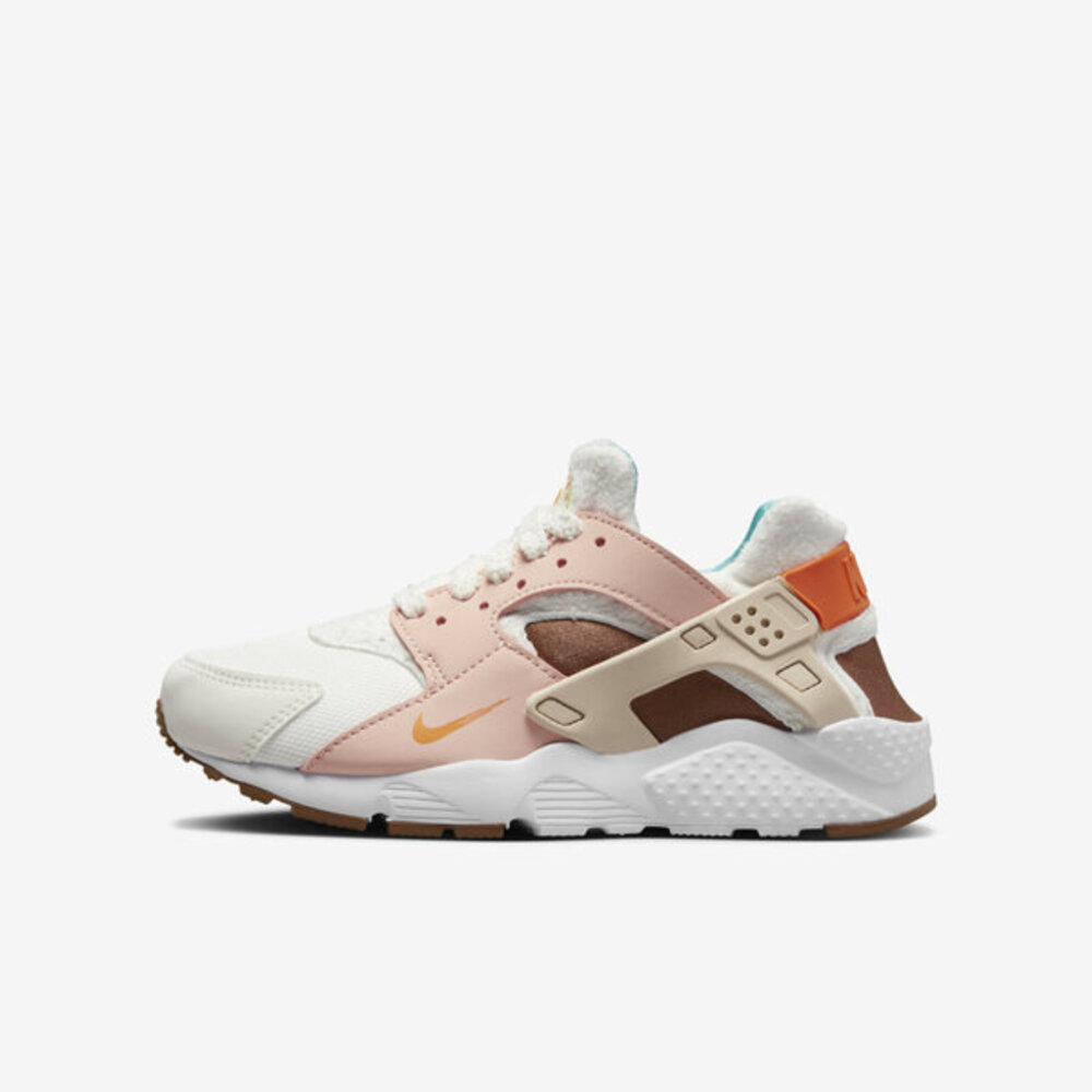 Nike Huarache Run GS [FD4632-181] 大童 休閒鞋 運動 經典 武士鞋 舒適 穿搭 白 橘