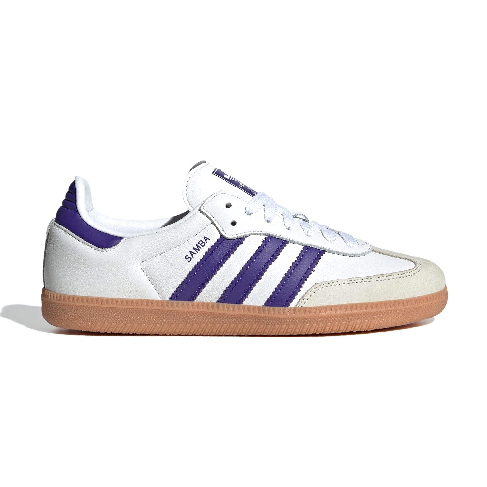 Adidas Samba OG 女 白紫 Originals 復古 運動 生膠底 經典 德訓鞋 休閒鞋 IF6514