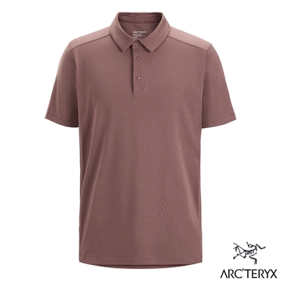 Arcteryx 始祖鳥 男 Captive 短袖 POLO 衫 柔紫