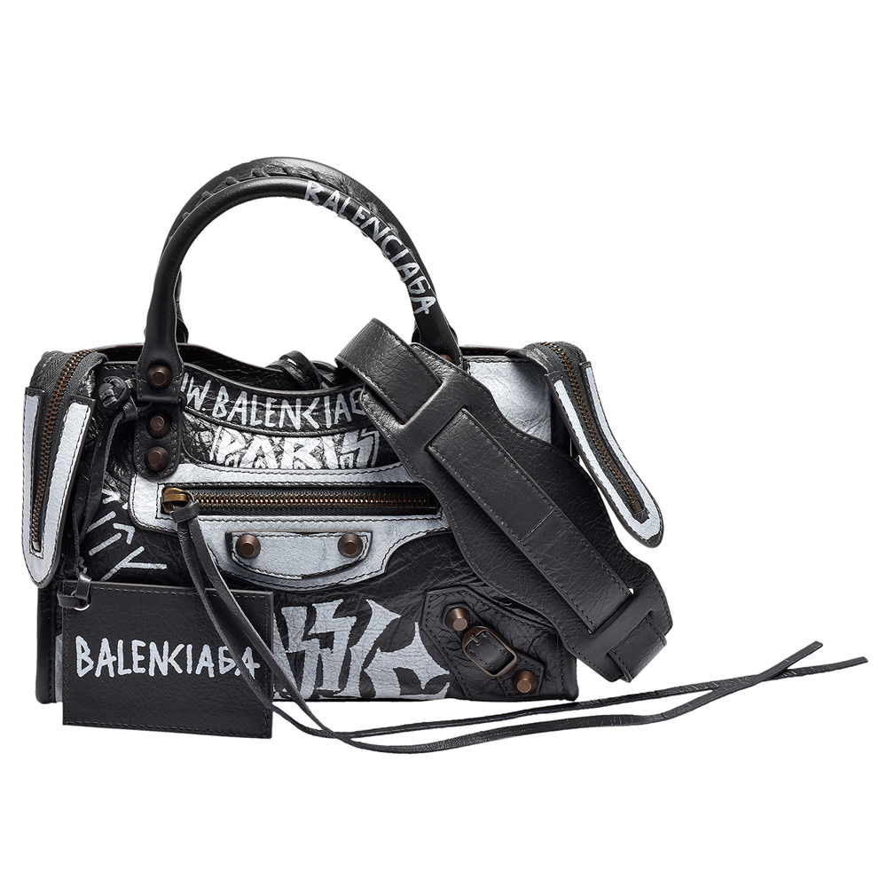 balenciaga mini city graffiti