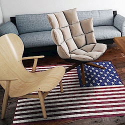 范登伯格 - 捷伯 進口絲質地毯 - 美國國旗 (100 x 140cm)