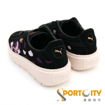 puma select suede platform trace flowery