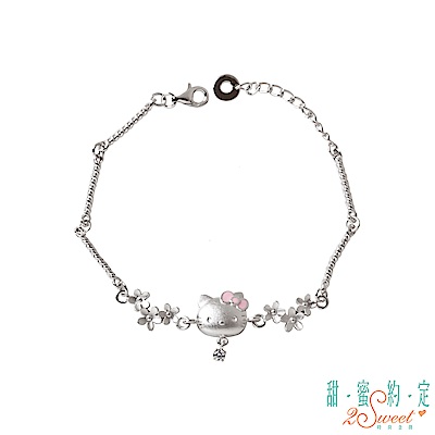 甜蜜約定 HelloKitty 心花戀曲Kitty純銀手鍊