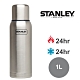 美國Stanley 冒險系列真空保溫保冷瓶1L(不鏽鋼原色) product thumbnail 1