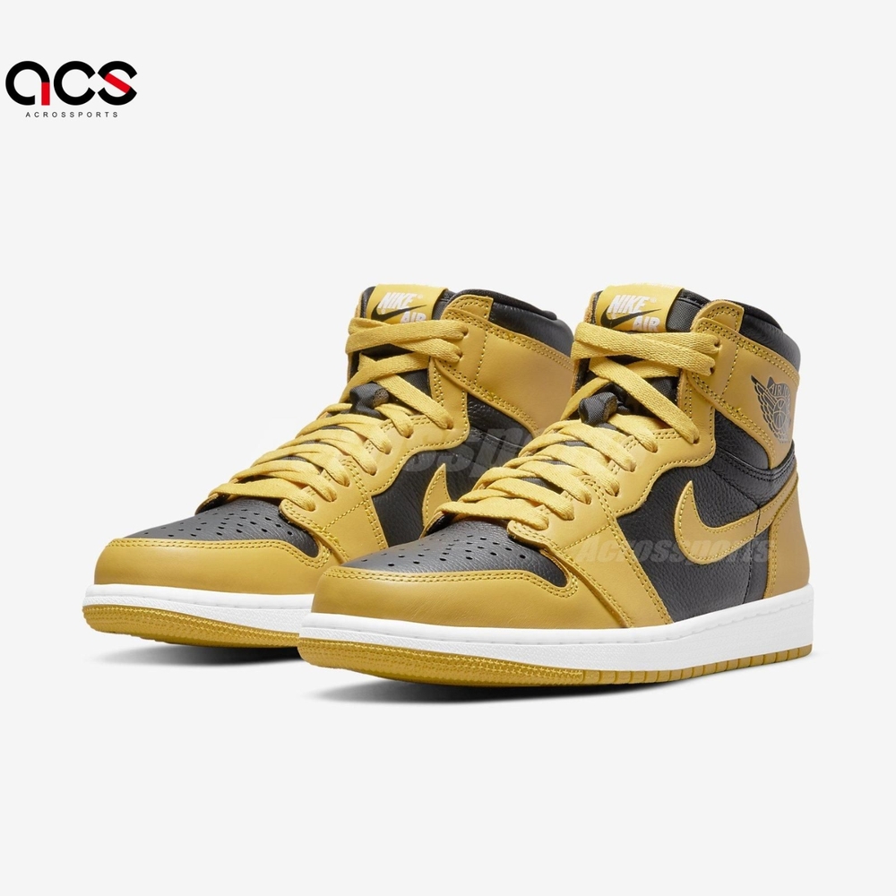 Nike 休閒鞋Air Jordan 1代OG 男鞋Retro 喬丹AJ1 Pollen 黃黑555088701