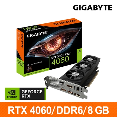 技嘉GIGABYTE GV-N4060OC-8GL 顯示卡RTX4060