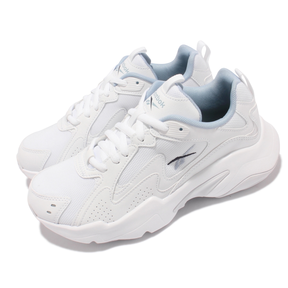 Reebok 休閒鞋 Royal Turbo Impuls 男女鞋 復古 厚底 休閒 舒適 避震 情侶穿搭 白 淺藍 GW3268