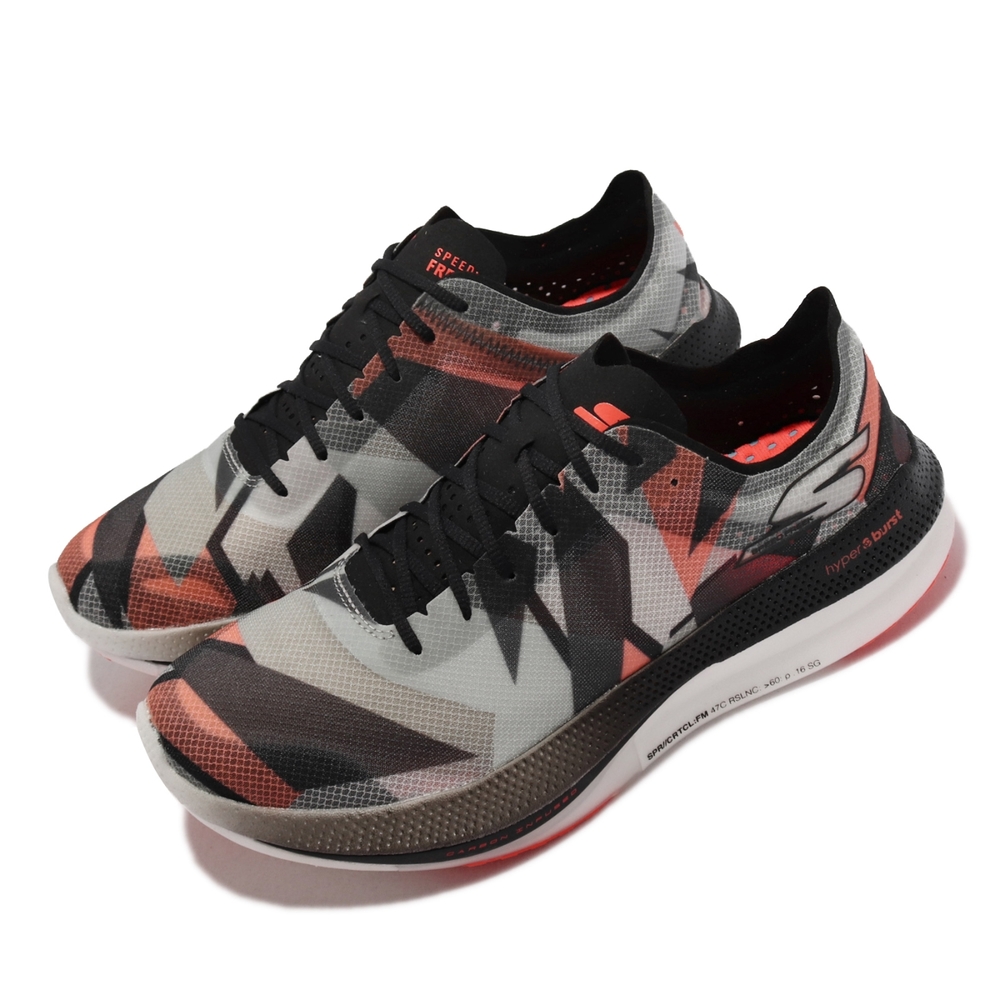 Skechers 慢跑鞋 Go Run Speed Freek 男鞋 碳纖維 輕量 避震 緩衝 輪胎橡膠大底 黑 紅 246006-BKRD