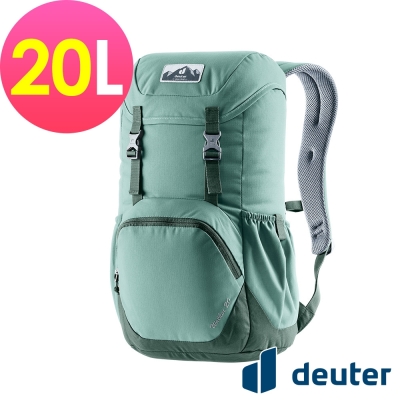 【deuter 德國】WALKER 20L休閒旅遊背包3812821湖綠/戶外健行包/書包/通勤背包/休閒後背包*