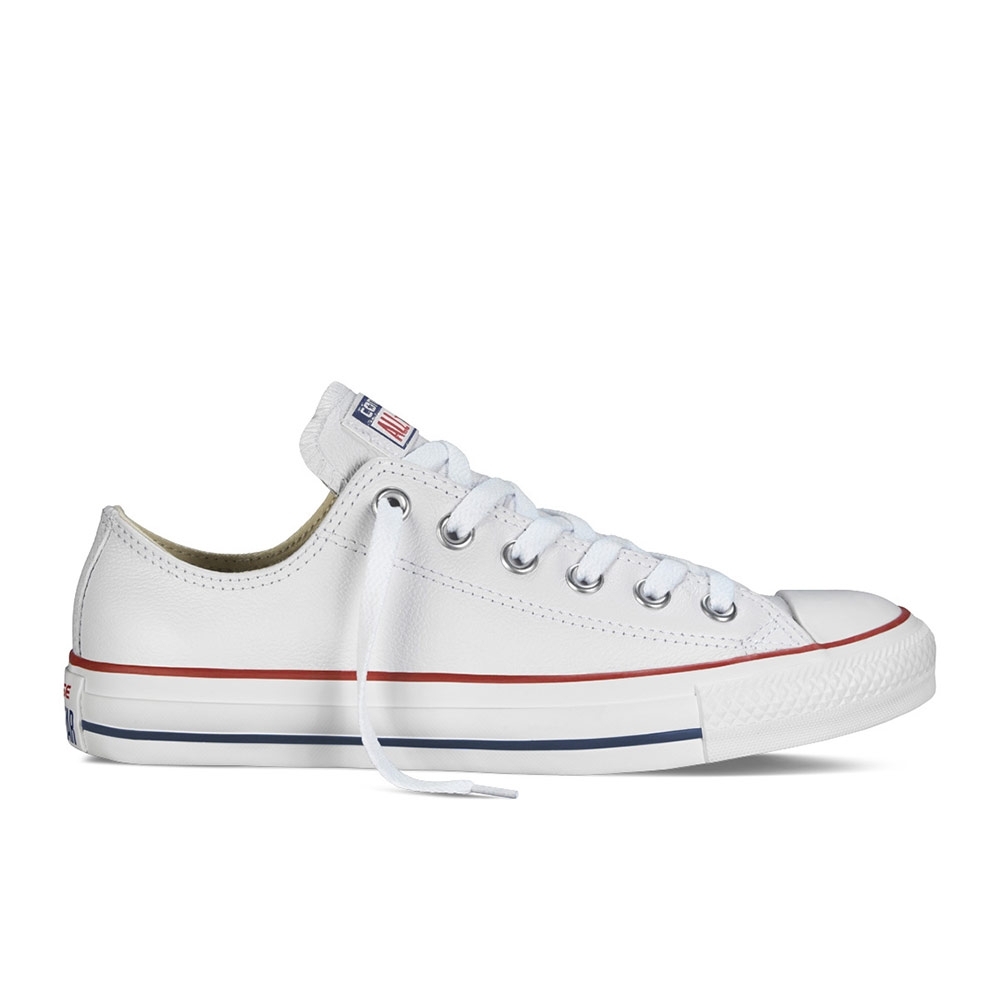 CONVERSE CT All Star 休閒鞋 低筒 男女 皮革 白-132173C