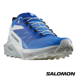 官方直營 索羅門 Salomon 男 SENSE RIDE 5 登山鞋 野跑鞋 伊比薩藍/黃金石藍/白