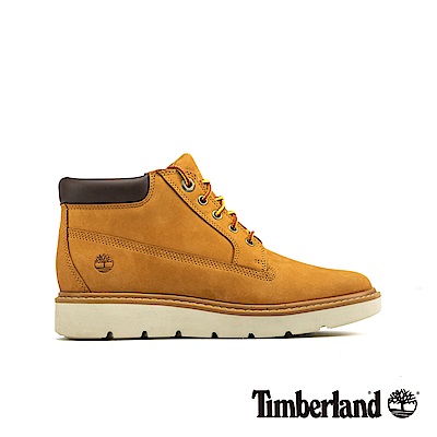 Timberland 女款小麥黃彈性支撐皮革低筒靴 | A1GO4231