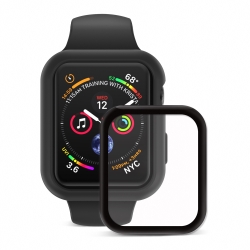 Apple Watch Series 4 (44mm) 柔矽保護殼保護殼+3D保貼