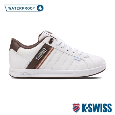 K-SWISS Lundahl Lth WP防水運動鞋-男-白/咖啡