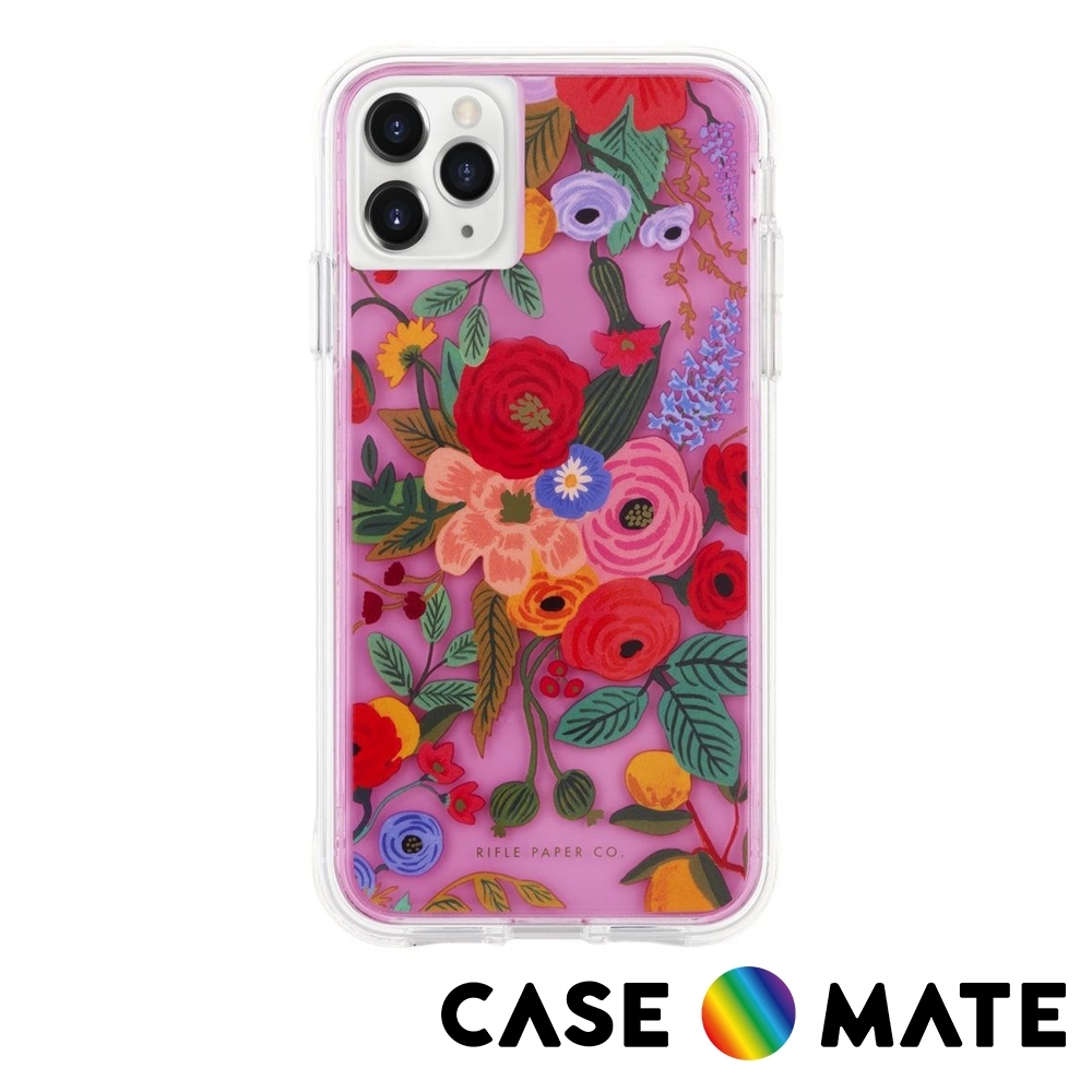 美國 Case●Mate x Rifle Paper Co. 限量聯名款 iPhone 11 Pro Max 防摔手機保護殼 - 花園派對 紅