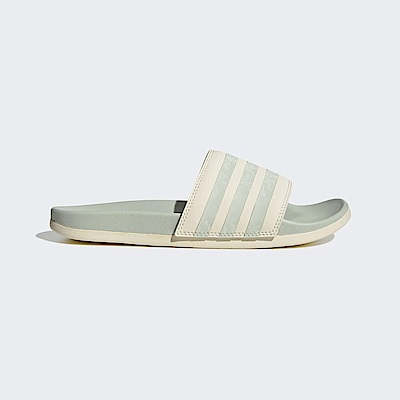 Adidas Adilette Comfort [H03620] 男女 涼拖鞋 運動 休閒 雨天 泳池 海灘 舒適 米綠