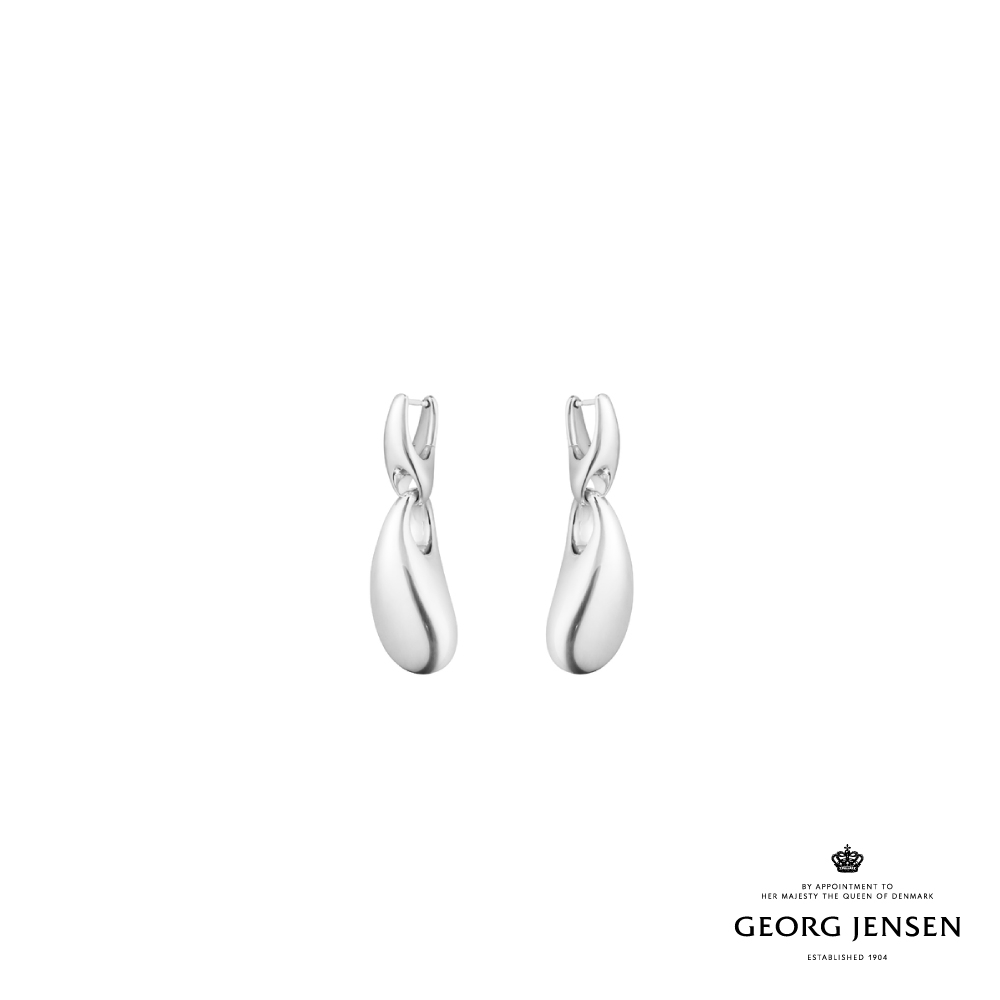 Georg Jensen 喬治傑生 REFLECT 耳環-純銀