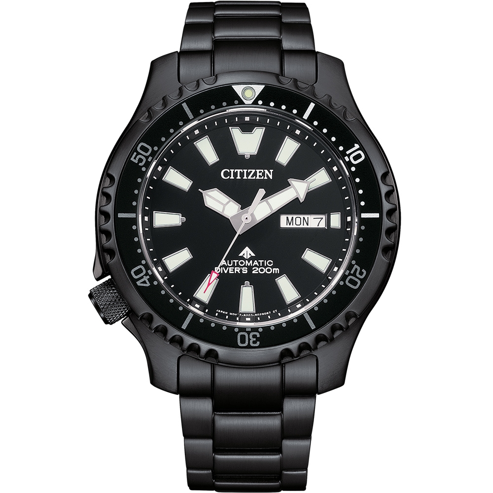 CITIZEN 星辰 PROMASTER 亞洲限定 鋼鐵河豚EX Plus 潛水機械錶 NY0135-80E