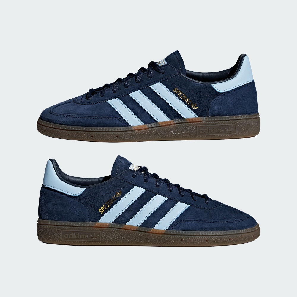 adidas 休閒鞋男鞋女鞋運動鞋三葉草HANDBALL SPEZIAL 藍BD7633 | 休閒