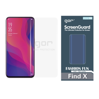 GOR OPPO Find X 滿版保護貼 findx 透明 PET