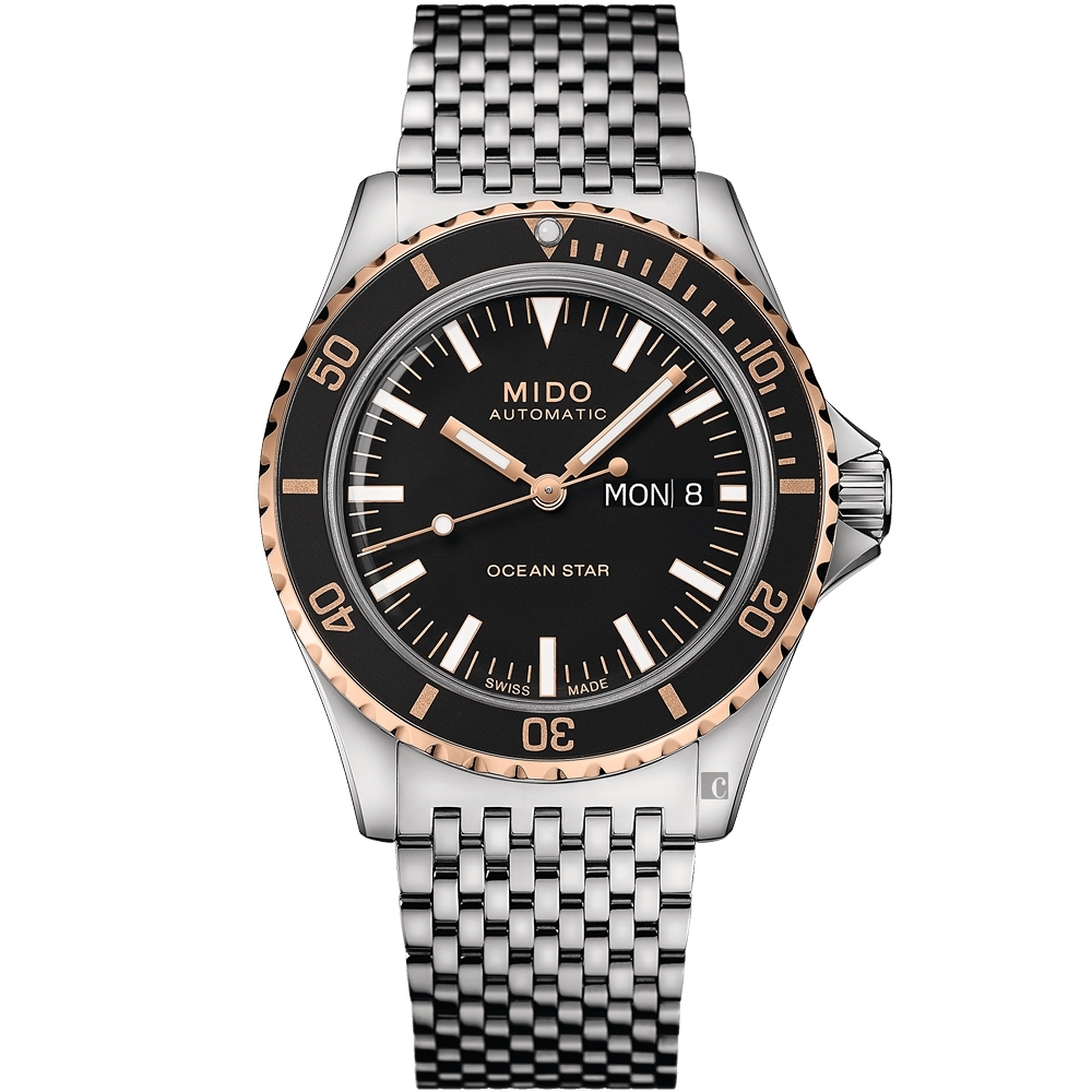 MIDO 美度 官方授權 Ocean Star 海洋之星 75周年 200米潛水機械錶 M0268302105100