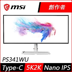 MSI微星 PRESTIGE PS341WU 34型IPS 2K創作者螢幕