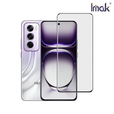 Imak 艾美克 OPPO Reno 12 Pro 5G 3D曲面全膠鋼化玻璃貼