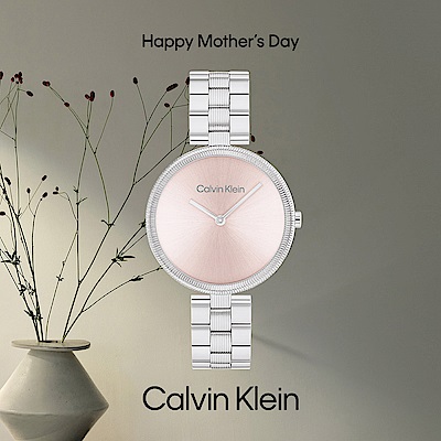 Calvin Klein CK 母親節廣告款 Gleam 雙針女錶-32mm 送禮推薦 25100015