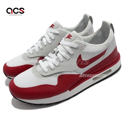 Nike 休閒鞋 Air Max 1 Royal SE 男鞋 氣墊 避震 經典款 球鞋穿搭 白 紅 AA0869100