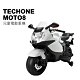 TECHONE MOTO8 仿真跑車重型機車設計可充電兒童電動摩托車/機車帥氣破錶 product thumbnail 1