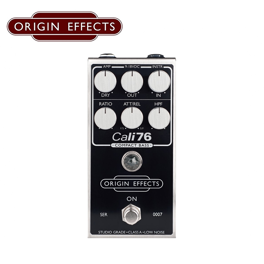 Origin Effects Cali76 Compact Bass 64 Black Panel 效果器