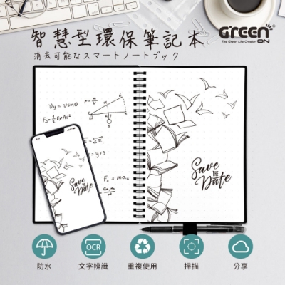 Greenon 智慧型環保筆記本a5手帳記事本網購550元 Yahoo 奇摩購物中心商品編號