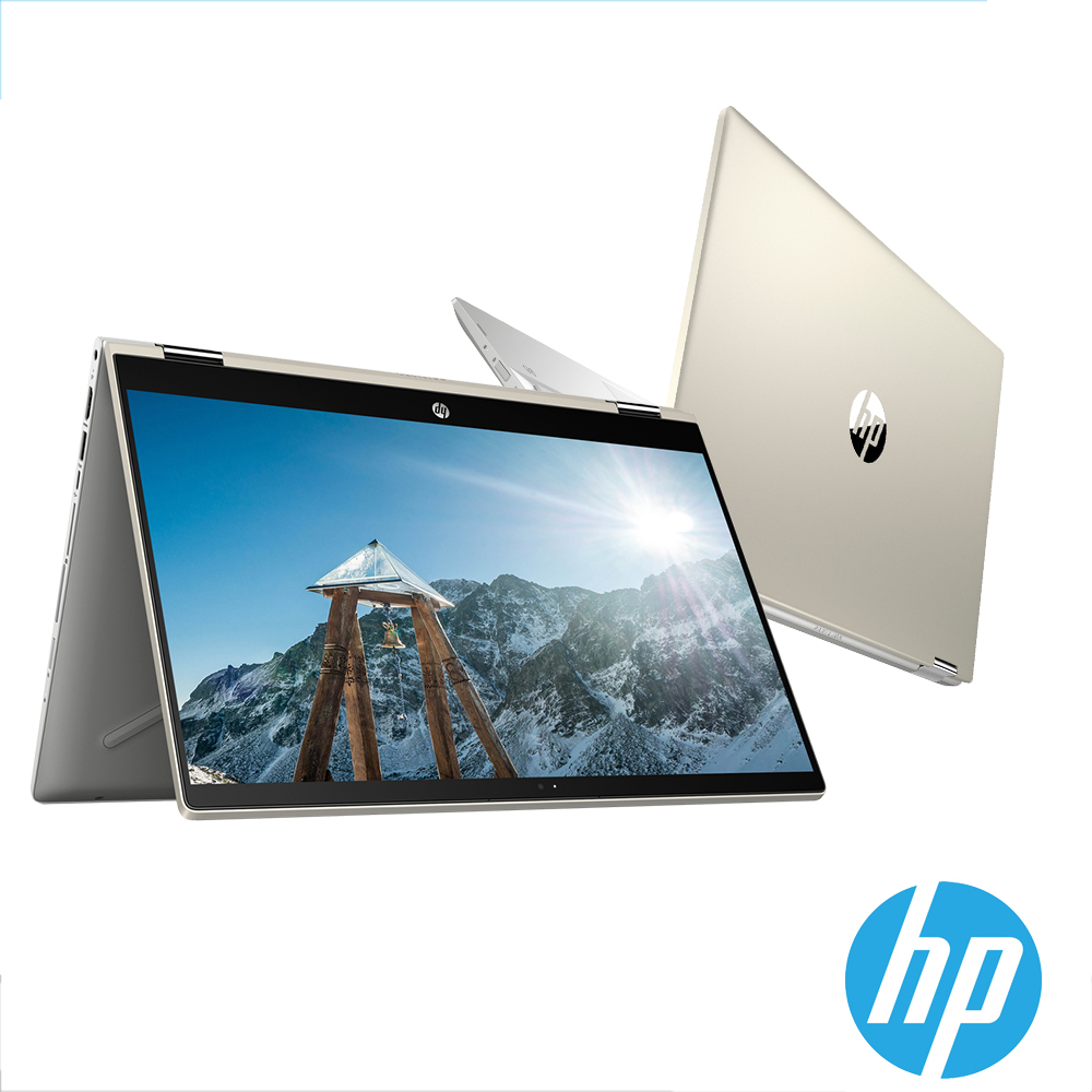 HP Pavilion x360 14吋筆電-金(i7-8565U/MX130/8G)效能筆電