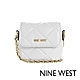 NINE WEST CRESCENT 菱格質感皮鍊帶mini斜背包-純白色(555973) product thumbnail 1