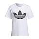 Adidas 短袖上衣 Trefoil Application 女款 黑 白 格紋 短T T恤 三葉草 愛迪達 HB9436 product thumbnail 1