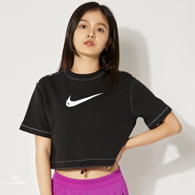 Nike AS NSW SS CROP TOP 女款 米白色 大勾 縫線 短版 短袖 DM6745-010