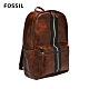 FOSSIL Buckner 簡約線條真皮後背包(可入13吋筆電)-干邑色 MBG9545222 product thumbnail 1