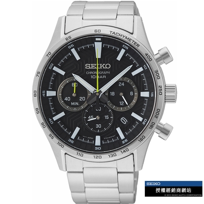 SEIKO 精工 競速賽車計時腕錶-(8T63-00Y0D/SSB413P1)_SK043