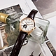 CITIZEN / 機械錶 自動上鍊 鏤空 防水 壓紋真皮手錶(NH9110-14A)-白x玫瑰金框x深褐/40mm product thumbnail 1
